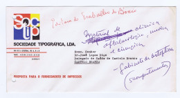 C25A40) Portugal  Não Circulado SOCIEDADE TIPOGRÁFICA, LDA > DR, LOPES DIAS Castelo Branco - Lettres & Documents