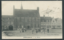 HONDSCHOOTE - La Mairie - Très Bon état  ( Cpa Datée En 1916)  - Gb 20031 - Hondshoote