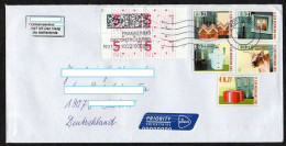 Niederlande 2001 Dezembermarken, Verwendet 2021  Auf Brief In Die BRD - Covers & Documents