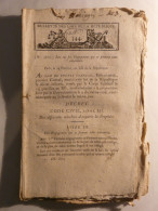 BULLETIN DES LOIS De 1804 - CONTRAT DE MARIAGE ET DROITS DES EPOUX - ENGAGEMENT SANS CONVENTION - Decrees & Laws