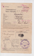 WW1 ANOR FOURMIES Guerre 14 18 Ausweis Personenausweis Legendre Edouard Chapelier  Sept 1918 - Documents