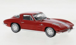 Chevrolet Corvette (C2) Stingray - 1963 - Red/White - Ixo - Ixo