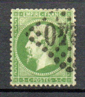 Col33 France 1862 N° 20  Oblitéré GC  : 15,00€ - 1862 Napoleone III