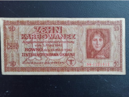 Ukraine 10  Karbovantsiv 1942 TBE - Ukraine