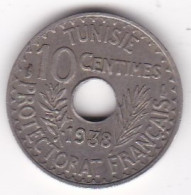 Protectorat Français 10 Centimes 1938 , En Cupro Nickel , Lec# 115 - Tunisie