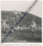 Document (1915), Le Débarquement Des Australiens Au Pîed De Lafalise De Gaba Tepe, Kabatepe (Turquie), Guerre 14-18 - Collections