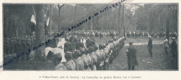 Document (1915), VILLERS-CHATEL, Les Funérailles Du Général Barbot Tué à L'ennemi, Carency, Guerre 14-18 - Collections