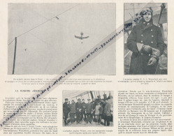 Document (1915), LA GUERRE AERIENNE, Aviatik, Warneford, Zeppelin, Gand, Cap Gris-Nez, Hangar D'Evere, Guerre 14-18 - Collections