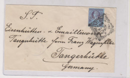 GREAT BRITAIN 1897 NEWCASTE ON TYNE Nice Cover To Germany Perfin BORRIES CRAIG & Co - Storia Postale