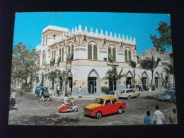 STORIA POSTALE FRANCOBOLLO COMMEMORATIVO SOMALIA JAM DIM. SOOMAALIYA BANCA NAZIONALE DEL COMMERCIO AUTO MOTO - Somalie