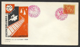 Portugal Cachet Commémoratif  Conference Horaires Chemin De Fer 1956 Event Postmark Train Schedules Conference - Annullamenti Meccanici (pubblicitari)