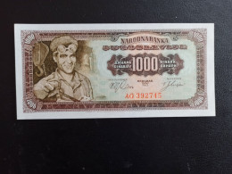 Yougoslavie 1000  Dinara 1963 Tbe+ Neuf - Yougoslavie