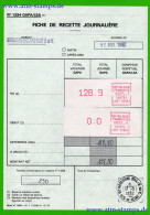 France LSA LS07 92962 * FICHE DE RECETTE JOURNALIÈRE 16.11.1982 * Prototype Timbre Distributeur ATM Automatenmarken - 1981-84 LS & LSA Prototipos