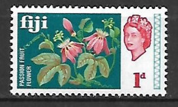 FIDJI   -   1968 .  Y&T N° 220 *.  Fleurs Du Fruit De La Passion - Fiji (...-1970)