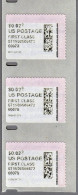 USA 2005 ATM Meter STAMPS InstaPostage / Endicia.com Scott# 1CVP44 Strip Of 3 ** Automatenmarken CVP - Vignette [ATM]