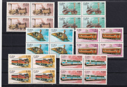 Cuba Nº 2873 Al 2878 En Bloque De Cuatro - Unused Stamps
