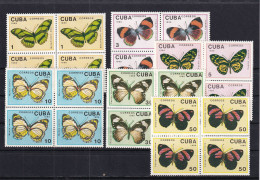 Cuba Nº 2914 Al 2919 En Bloque De Cuatro - Unused Stamps