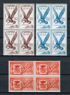 Ifni 1965. Edifil 215-17 X 4 ** MNH. - Ifni