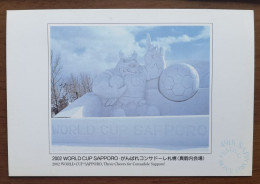 2002 FIFA World Cup Sapporo,Japan 1998 The 49th Sappporo Snow Festival Advert Pre-stamped Card - 2002 – Zuid-Korea / Japan