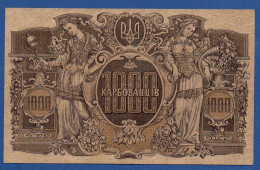 UKRAINE - P. 35a1 – 1000 Karbovantsiv ND 1918 XF, S/n AA 048894 - Ukraine