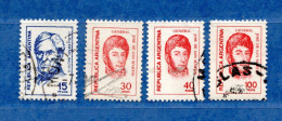 (Us.7) Argentina ° 1977-78 -  Yv. 1085-1086-1087-1089.  Oblitérer. - Oblitérés