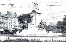 TOURNAI - Statue Bara - CPA Ayant Circulé En 1907 -- - Tournai