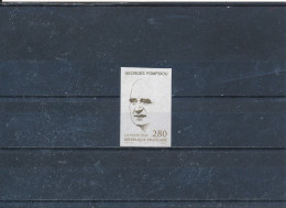 Non Dentelé France 1994 N° 2875 Georges Pompidou Président De La République Française Cote 30 € (en 2017) Prix 15 % - 1991-2000