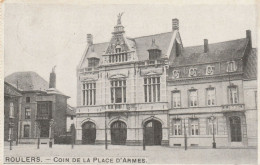 BELG248  --   ROULERS  --  COIN DE LA PLACE D " ARMES  DEUTSCHE FELDPOST  --  1915 - Roeselare