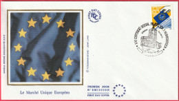 FDC - Enveloppe Lerida (Espagne) (17.21-10-93) - Marché Unique Européen - FDC