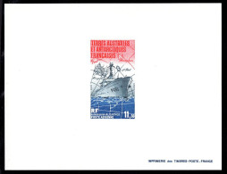 F.S.A.T.(1985) Frigate "La Novara". Deluxe Sheet. Scott No C87, Yvert No PA88. - Ongetande, Proeven & Plaatfouten