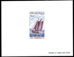 F.S.A.T.(1987) Ship "J.B. Charcot". Deluxe Sheet. Scott No C96, Yvert No PA97. - Imperforates, Proofs & Errors