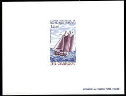 F.S.A.T.(1987) Ship "J.B. Charcot". Deluxe Sheet. Scott No C96, Yvert No PA97. - Ongetande, Proeven & Plaatfouten