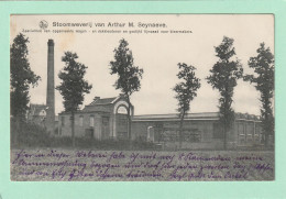 Oost-Roosbeke : Stoomweverij Van Arthur Seynaeve - Stempel Bahnpost GENT-COURTRAI - Oostrozebeke