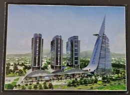 PAKISTAN OLD POSTCARD. THE CENTAURUS, ISLAMABAD,COMPRISES OF THREE SKYSCRAPERS AND PAKISTAN'S ONLY SEVEN STAR HOTEL.MINT - World