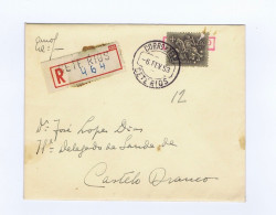 C25A52) Portugal 1953 MEDiCINA Francisco Gentil LISBOA  > Dr. Lopes Dias CASTELO BRANCO - Cartas & Documentos