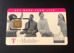 Mint United States Of America USA T-Mobile GSM Sim Card Phonecard, With Chip Attached - [2] Chip Cards