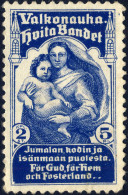 FINLAND - White Ribbon Charity Stamp "For God, Home & Fatherland" - No Gum - Other & Unclassified