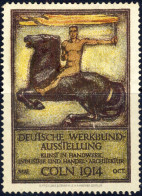 GERMANY - 1914 CÖLN Deutsche Werkbundausstellung Reklamemarke / Poster Stamp - No Gum - Andere & Zonder Classificatie