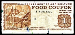 A9    BILLETS DU MONDE   BANKNOTES  FOOD COUPON 1 DOLLAR 1988 DEPARTEMENT OF AGRICULTURE - Other - America