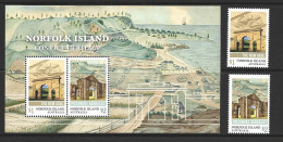 Norfolk Island 2018 Convict Heritage Set Of 2 & Miniature Sheet MNH - Norfolk Island