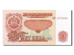 Billet, Bulgarie, 5 Leva, 1974, NEUF - Bulgarie