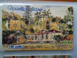 NEW CALEDONIA   USED  CARDS   LANDSCAPES   BUILDING UNITS 140 - Nuova Caledonia