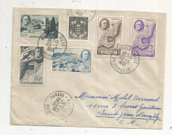 Lettre, MONACO, MONACO - VILLE, PRINCIPAUTE, 22-5 1951, 6 Timbres - Storia Postale