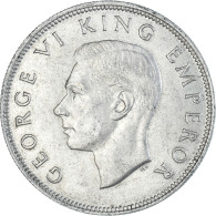 Monnaie, Nouvelle-Zélande, George VI, Centennial, 1/2 Crown, 1940, British - Nieuw-Zeeland