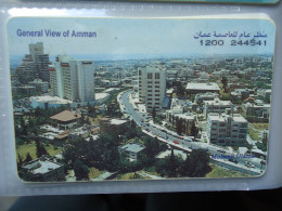 JORDAN USED CARD CHIPS MONUMENTS -AMMAN - Jordanien