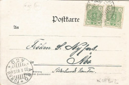 FINLAND - 10 PEN. FRANKING ( 2 X  Mi 28) PC (PICTURE OF 3 YOUNG BOYS) FROM HELSINGFORS TO ABO - 1900 - Lettres & Documents
