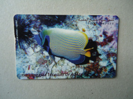 JORDAN  USED CARDS  FISH FISHES   MARINE LIFE 2 SCAN - Peces