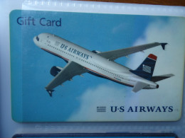 UNITED STATES USA    USED CARDS  U.S AIRPLANES  GIFT CARDS - Airplanes