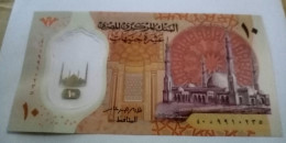 Egypt - 2022 -rare Polymer Note Of The 10 Pounds- ( Sign 24 - Amer ) - Prefix D 40, C - Aegypten