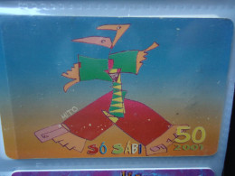 CAPE VERDE  USED CARDS  COMICS PAINTING - Cabo Verde